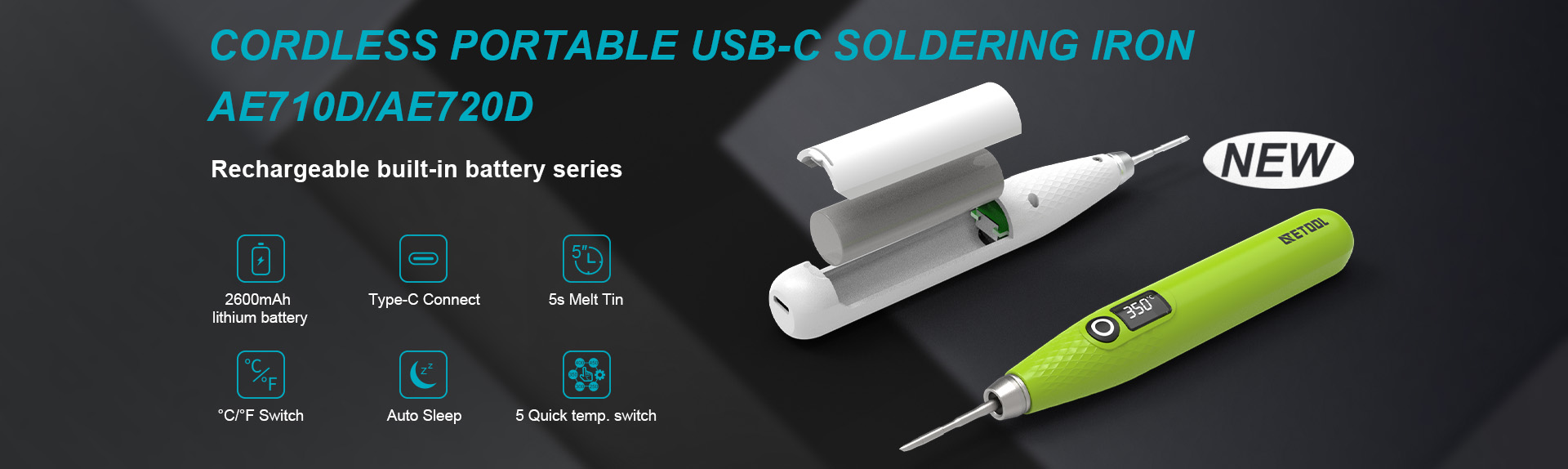AE710D Cordless soldering iron